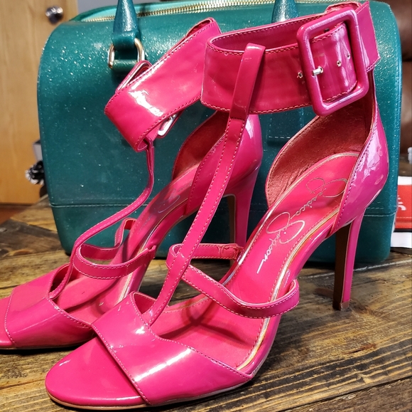 Jessica Simpson Strappy Bubblegum Pink 